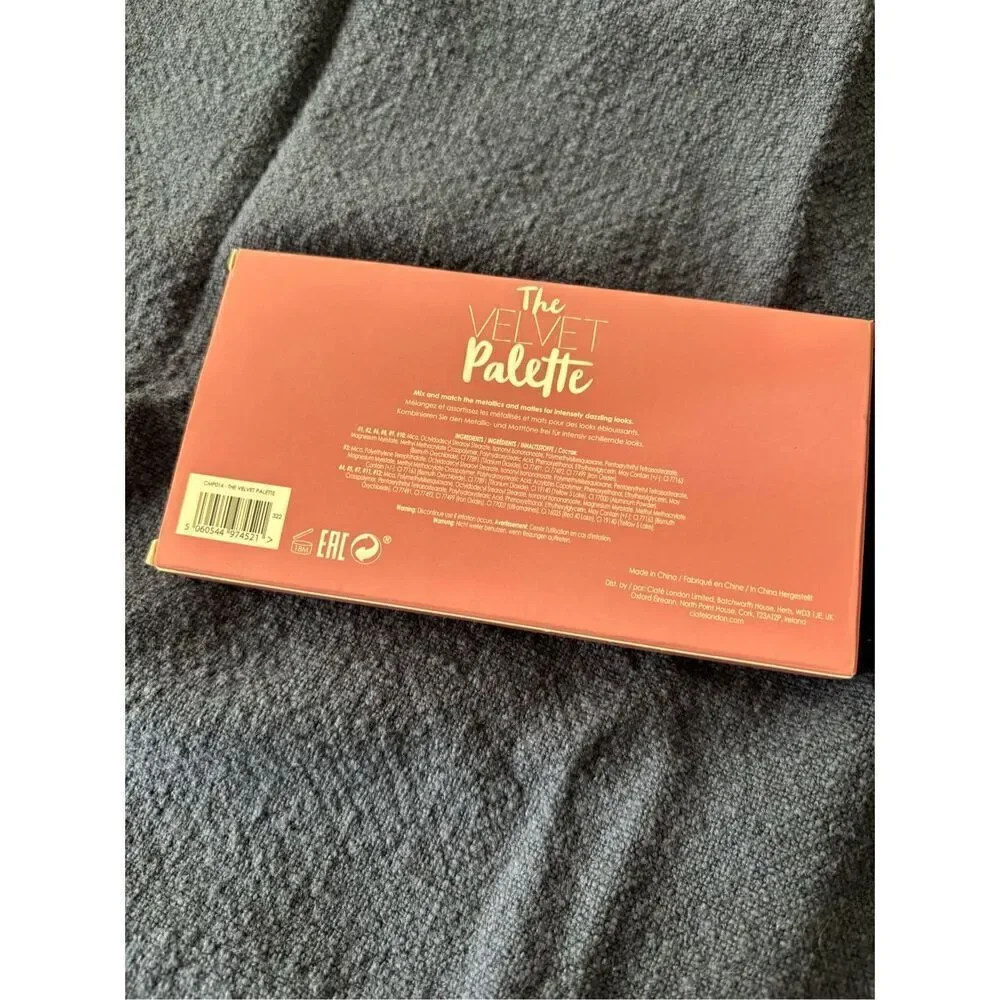 Brand New In Box Ciate London Women's The Velvet Palette Eyeshadow 12 Pcs